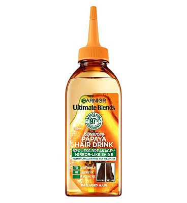 Garnier Ultimate Blends Repairing Papaya Hair Drink Liquid Conditioner for Damaged Hair 200ml