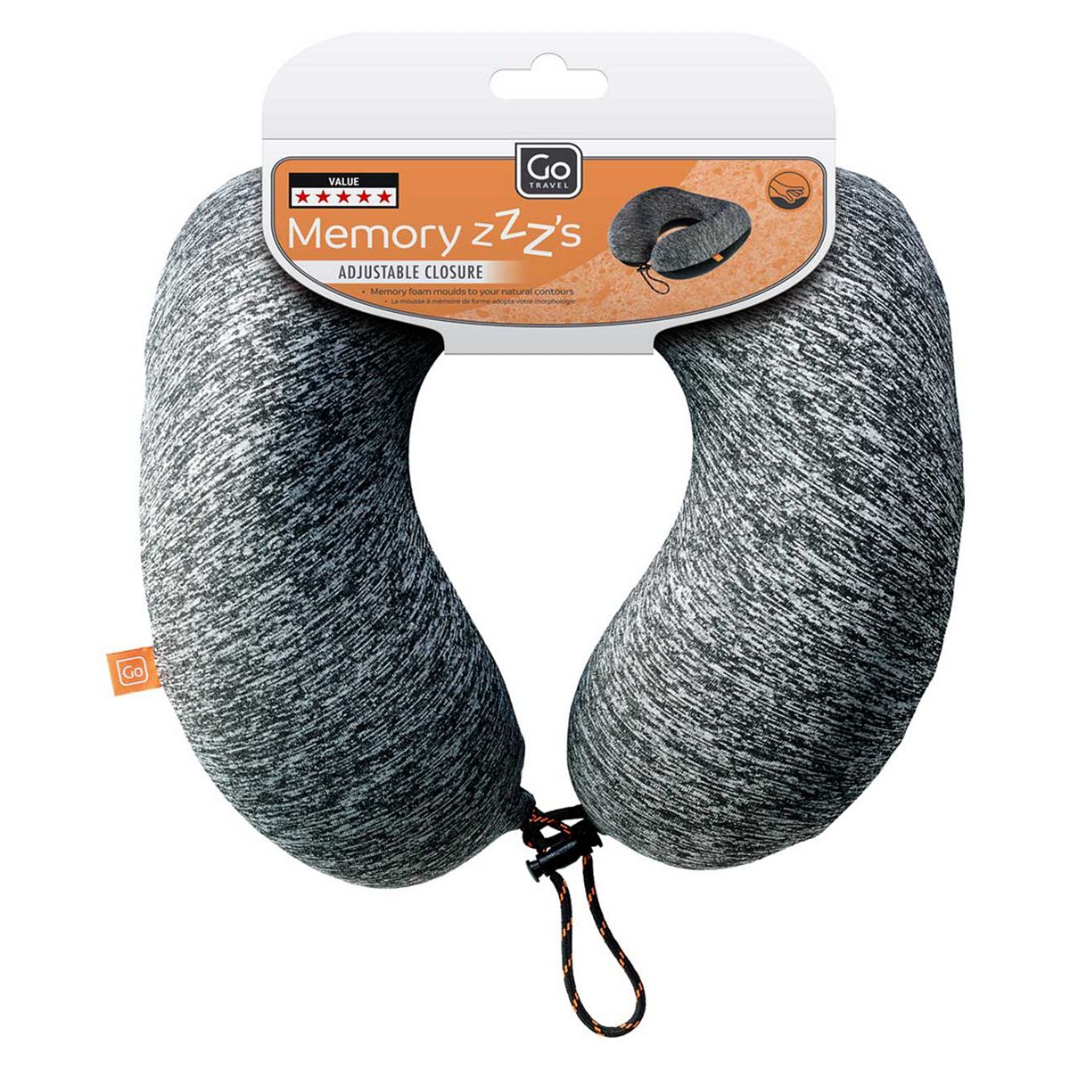 Go Travel Memory Zzz's Travel Pillow