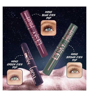 Maybelline Mascara, Lash Sensational Sky High, Lengthening, Shade Brown, 7.2ml (7)