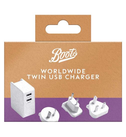 Boots Twin USB Charger Worldwide