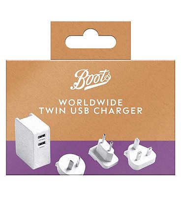 Boots Twin USB Charger Worldwide