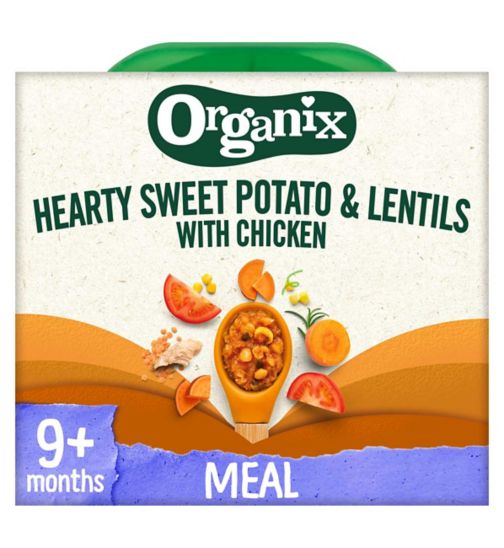 Organix Hearty Sweet Potato & Lentils with Chicken 190g