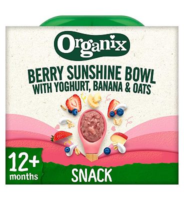 Organix Berry Sunshine Bowl with Yoghurt, Banana & Oats 120g