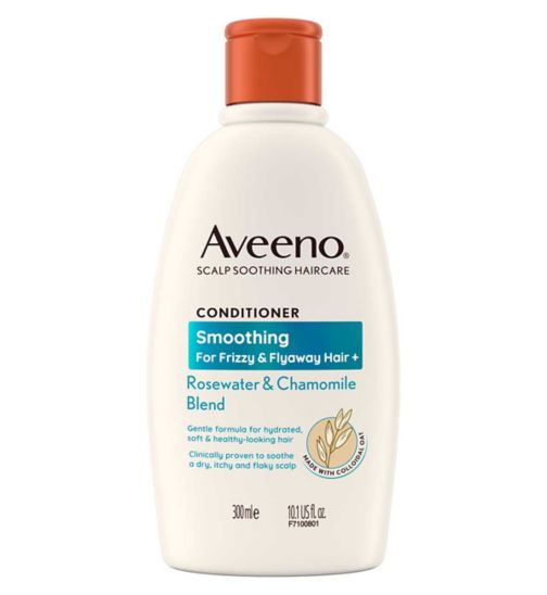 Aveeno Haircare Smoothing+ Rose Water & Chamomile Blend Conditioner 300ml