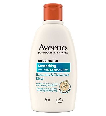 Aveeno Haircare Smoothing+ Rose Water & Chamomile Blend Conditioner 300ml