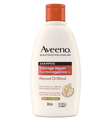 Aveeno Haircare Damage Repair + Almond Oil Blend Shampoo 300ml