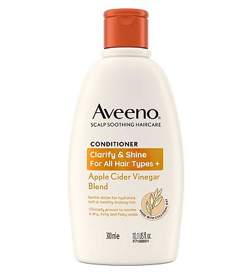 Aveeno Haircare Clarify and Shine+ Apple Cider Vinegar Conditioner 300ml