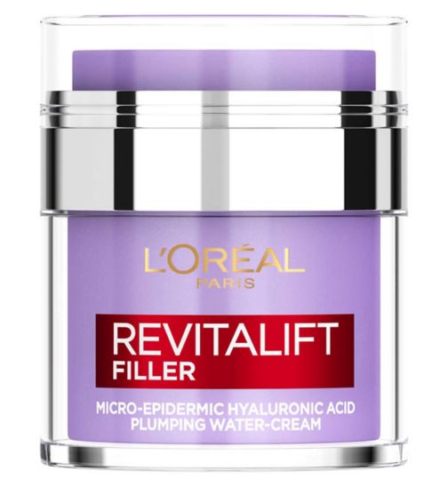 New L'Oreal Revitalift Filler Plumping Water-Cream Micro-Epidermic Hyaluronic Acid