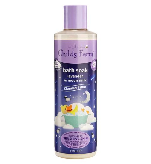 Childs Farm Bath Soak, Lavender & Moon Milk, SlumberTime 250ml