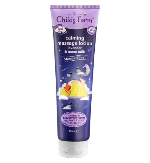 Childs Farm Calming Massage Lotion, Lavender & Moon Milk, SlumberTime 150ml