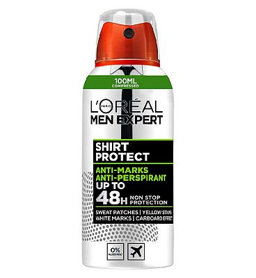 L'Oreal Men Compressed Deodorant Spray Shirt Protect 100ml