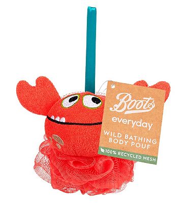 Boots Everyday Wild Bathing Body Pouf