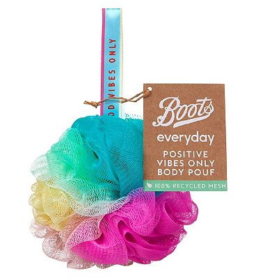 Boots Everyday Positive Vibes Only Body Pouf