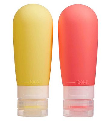 Boots Travel Squeezy Bottle Duo Set 100ml