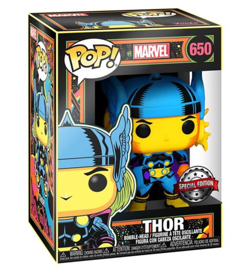 Pop! Vinyl Marvel Blacklight Figure Thor