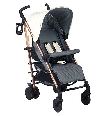 My Babiie MB51 Billie Faiers Quilted Champagne Lightweight Stroller