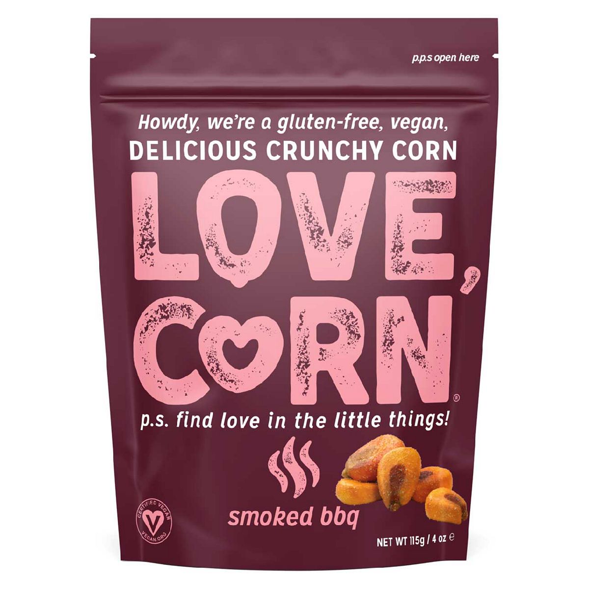 Love Corn Bbq Crunchy Corn 115G