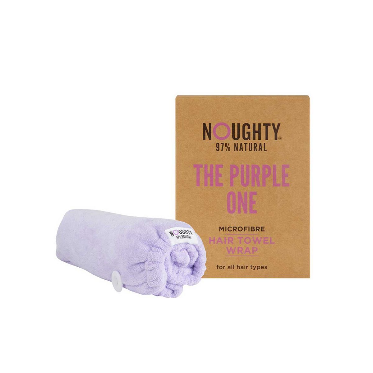 Noughty Little Saviour Microfibre Hair Towel Wrap Multicolor
