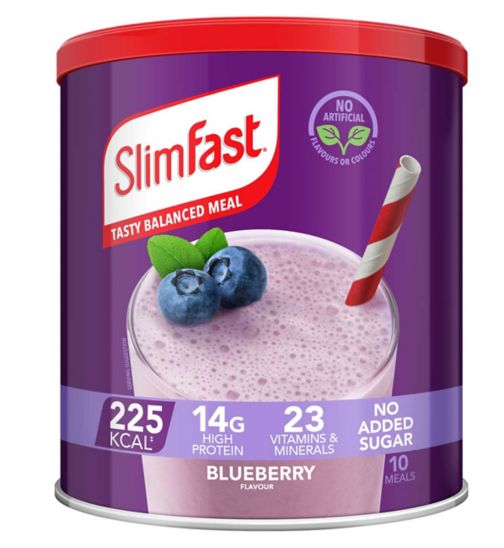 SlimFast Blueberry Shake Powder - 365g