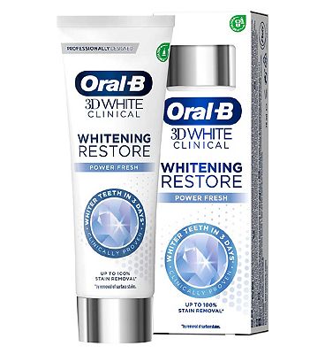 Oral-B 3D White Clinical Restore Power Fresh 75ml