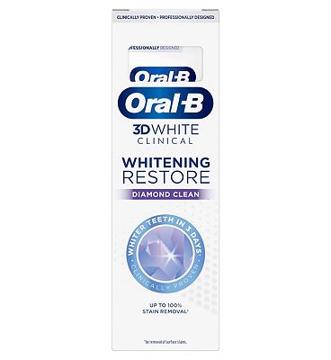 Oral-B 3D White Clinical Restore Diamond Clean 75ml