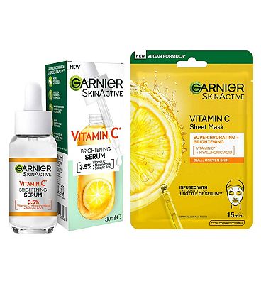 Garnier SkinActive Vitamina C Moisturising and Illuminating Mask 1 Unit, Luxury Perfume - Niche Perfume Shop