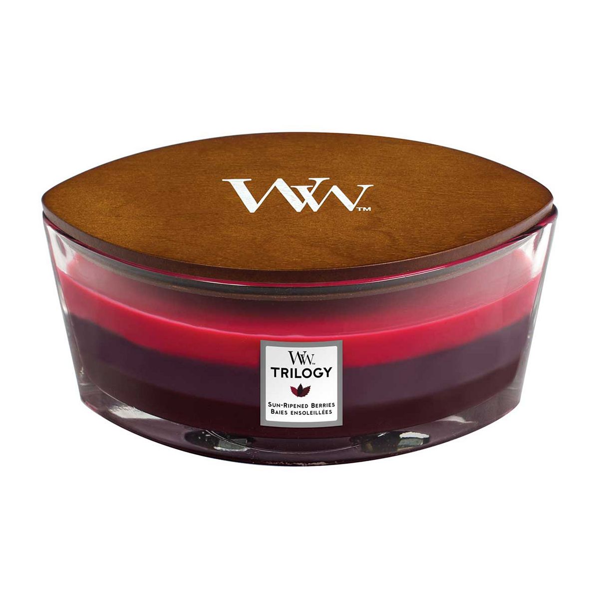 Woodwick Ellipse Candle Trilogy Sun Ripened Berries 453G