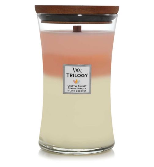 Woodwick Large Candle Island Getaway Trilogy 609g