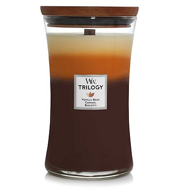 Woodwick Large Candle Trilogy Caf Sweets 609g