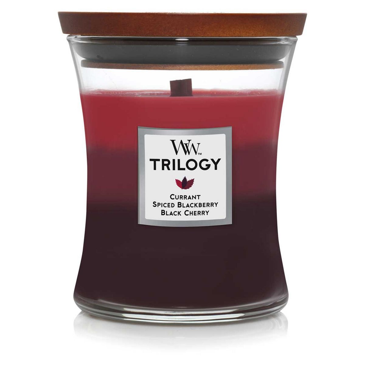 Woodwick Medium Candle Trilogy Sun Ripened Berries 275G