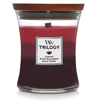 Woodwick Medium Candle Trilogy Sun Ripened Berries 275g