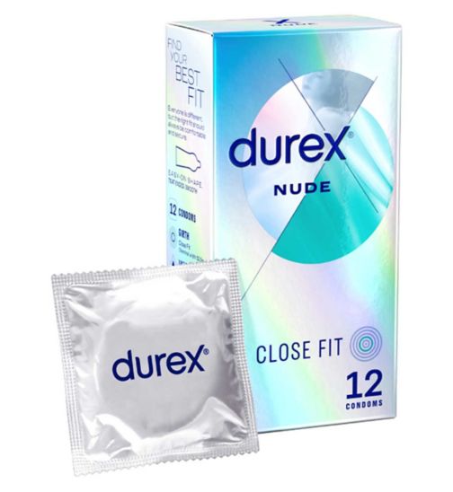 Durex Nude Close Fit Condoms - 12 Pack