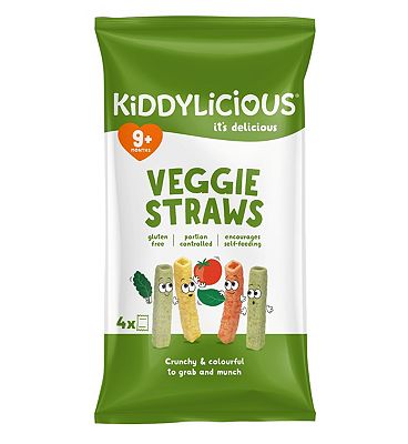 Kiddylicious Veggie Straws 4 x 12g