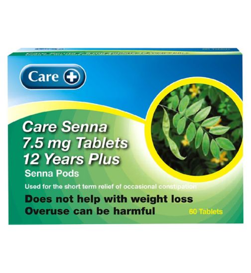 Care Senna 7.5mg Tablets 12 Years Plus - 60 Tablets
