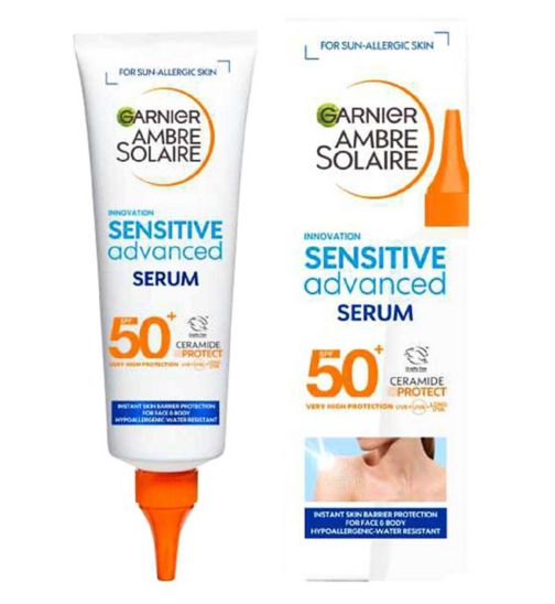 Garnier Ambre Solaire SPF 50+ Sensitive Advanced Face & Body Serum 125ml
