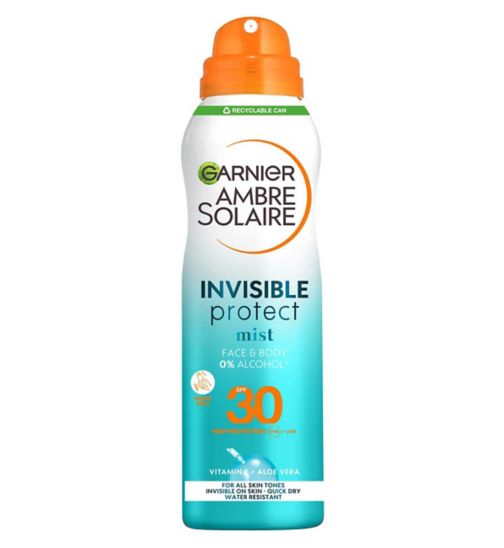 Garnier Ambre Solaire SPF 30 Invisible Protect Mist Spray 200ml