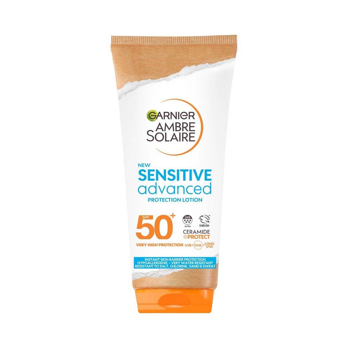 Garnier Ambre Solaire Spf 50+ Sensitive Advanced Sun Protection Cream 175ml