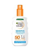 Garnier Ambre Solaire SPF 50+ Sensitive Advanced Sun Spray 150ml