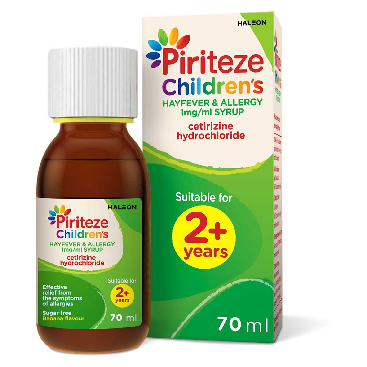 Piriteze Allergy Relief Syrup - 70Ml