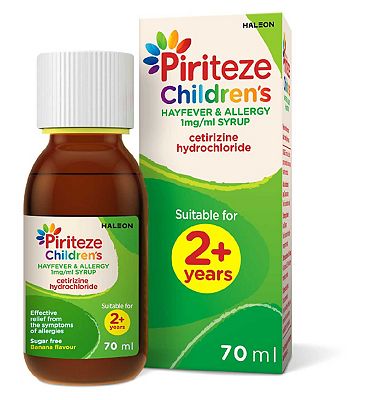 Piriteze Allergy Relief Syrup - 70ml