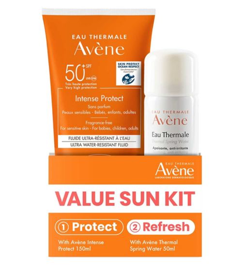 Avène Intense Protect SPF50 150ml and Thermal Spring Water 50ml Duo Pack
