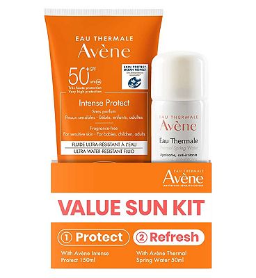 Avne Intense Protect SPF50 150ml and Thermal Spring Water 50ml Duo Pack