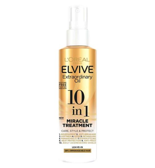 L'Oreal Paris Elvive Extraordinary Oil 10-in-1 Miracle Treatment Leave-In Spray 150ml