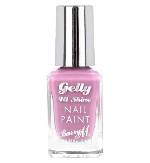 Barry M Gelly Hi Shine Nail Paint Peony 10ml