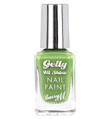 Barry M Gelly Hi Shine Nail Paint Pear 10ml