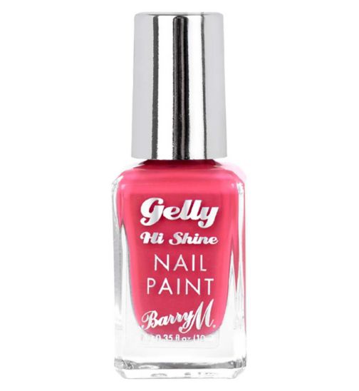 Barry M Gelly Hi Shine Nail Paint Wild Fig 10ml