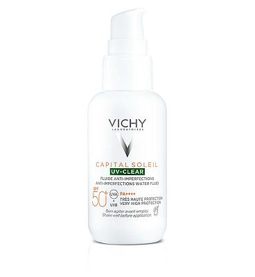 Vichy Capital Soleil UV-Clear Mattifying Sun Protection SPF50+ with Salicylic Acid for Blemish-Prone