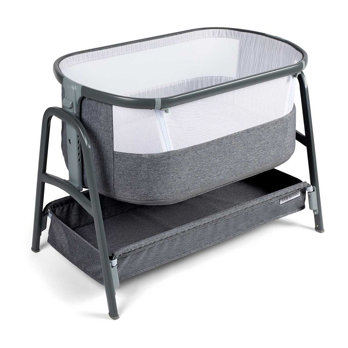 Ickle Bubba Bubba & Me - Bedside Crib Space Grey