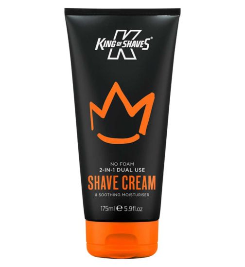 King of Shaves Dual-Use 2-in-1 Shave Cream & Daily Moisturiser 175ml