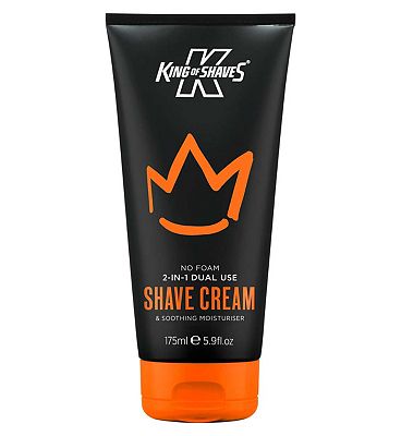 King of Shaves Dual-Use 2-in-1 Shave Cream & Daily Moisturiser 175ml